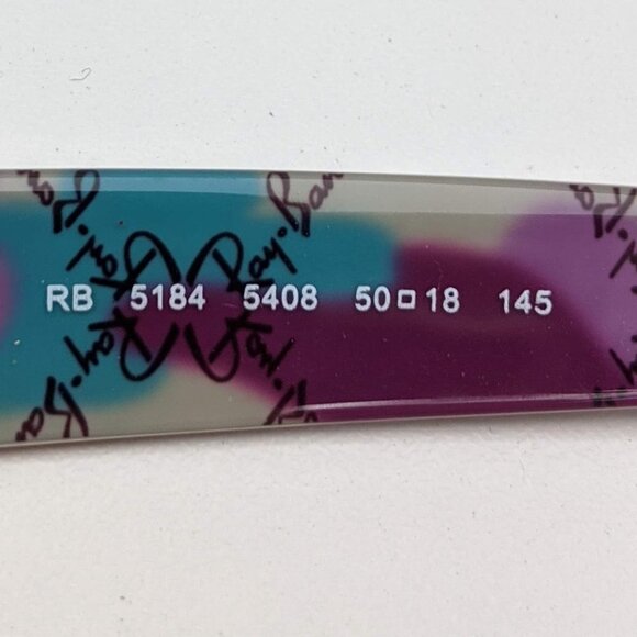 🕶️Ray-Ban RB5184 5408 Eyeglasses 50/18 145 /ALH411🕶️ - Picture 3 of 6